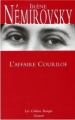 Couverture L'affaire Courilof Editions Grasset (Les Cahiers Rouges) 2005