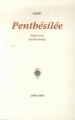 Couverture Penthésilée Editions José Corti 1988