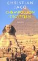 Couverture Champollion l'égyptien Editions XO 2002
