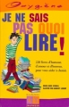 Couverture Je ne sais pas quoi lire ! Editions de La Martinière (Oxygène) 1998