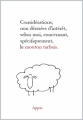 Couverture Considérations non dénuées d'intérêt, selon moi, concernant, spécifiquement, le mouton tarbais Editions Appas 2010