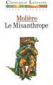Couverture Le misanthrope / Le misanthrope ou l'atrabilaire amoureux Editions Larousse (Classiques) 1990