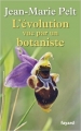 Couverture L'évolution vue par un botaniste Editions Fayard 2011