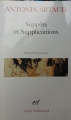 Couverture Suppôts et supplications Editions Gallimard  (Poésie) 2006