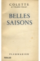 Couverture Belles saisons Editions Flammarion 1965