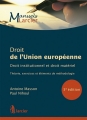 Couverture Droit de l'Union européenne : Droit institutionnel et droit matériel Editions Larcier 2011
