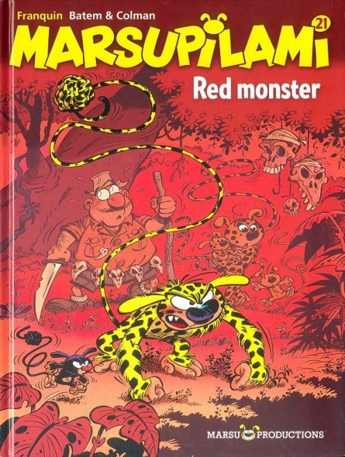 Couverture Marsupilami, tome 21 : Red monster