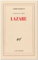 Couverture Le miroir des limbes, tome 3 : Lazare Editions Gallimard  (Blanche) 1974