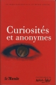 Couverture Curiosités et anonymes Editions Le Monde 2010