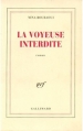 Couverture La voyeuse interdite Editions Gallimard  (Blanche) 1991