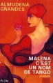 Couverture Malena es un nombre de tango Editions Plon (Feux croisés) 1996