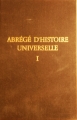 Couverture Abrégé d'histoire universelle, tome 1 Editions du Progrès 1974