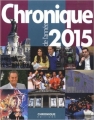 Couverture Chronique de l'année : 2015 Editions Chronique 2016