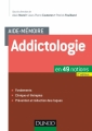 Couverture Aide-mémoire addictologie Editions Dunod 2015