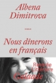 Couverture Nous dînerons en français Editions Galaade (Litterature Française) 2015
