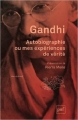 Couverture Autobiographie ou mes expériences de vérité Editions Presses universitaires de France (PUF) (Quadrige) 2012
