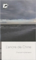 Couverture L'ancre de Chine Editions de l'Hèbe 2010