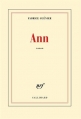 Couverture Ann Editions Gallimard  (Blanche) 2015