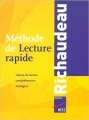 Couverture La lecture rapide Editions Retz 2004