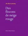 Couverture Des Flocons de Neige Rouge Editions Bruno Doucey 2016