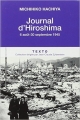 Couverture Journal d'Hiroshima : 6 août-30 septembre 1945 Editions Tallandier (Texto) 2015