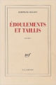 Couverture Éboulements et taillis Editions Gallimard  (Blanche) 1996