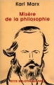 Couverture Misère de la philosophie Editions Payot (Petite bibliothèque) 2002