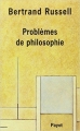Couverture Problèmes de philosophie Editions Payot 1989