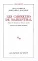 Couverture Les chômeurs de Marienthal Editions de Minuit (Documents) 1982