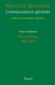 Couverture Correspondance générale, tome 3 : Pacifications 1800-1802 Editions Fayard 2006
