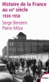 Couverture Histoire de la France au XXe siècle, tome 2 : 1930-1958 Editions Perrin 2009
