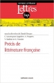 Couverture Précis de littérature française Editions Armand Colin (Lettres sup) 2009