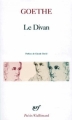 Couverture Le divan Editions Gallimard  (Poésie) 1984