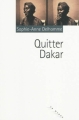 Couverture Quitter Dakar Editions du Rouergue (La Brune) 2010