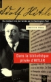 Couverture Dans la bibliothèque privée d'Hitler : Les livres qui ont modelé sa vie Editions Le Cherche midi 2009