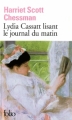 Couverture Lydia Cassatt lisant le journal du matin Editions Folio  2009