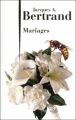 Couverture Mariages Editions Julliard 2010