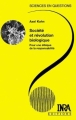 Couverture Société et révolution biologique Editions INRA 1996