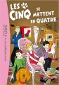 Couverture Les Cinq se mettent en quatre Editions Hachette (Les classiques de la rose) 2012