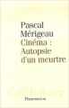 Couverture Cinéma : Autopsie d'un meurtre Editions Flammarion (Café Voltaire) 2007