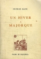 Couverture Un hiver à Majorque Editions Palma de Mallorca 1968