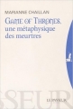 Couverture Game of Thrones, une métaphysique des meurtres Editions Le Passeur 2016