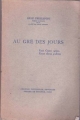 Couverture Au gré des jours Editions Desclée de Brouwer 1937