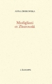 Couverture Modigliani et Zborowski Editions L'échoppe 2015