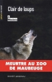 Couverture Clair de loups Editions Ravet-Anceau (Polars en nord) 2008