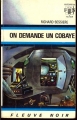 Couverture On demande un cobaye Editions Fleuve (Noir - Anticipation) 1970