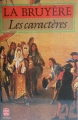 Couverture Les Caractères Editions Le Livre de Poche 1985