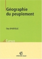 Couverture Géographie Du Peuplement Editions Armand Colin (Cursus) 2003