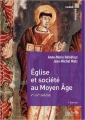 Couverture Eglise et société au Moyen Âge (Ve-XVe siècle) Editions Hachette (Carré histoire) 2015