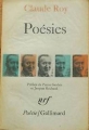 Couverture Poésies Editions Gallimard  (Poésie) 1970